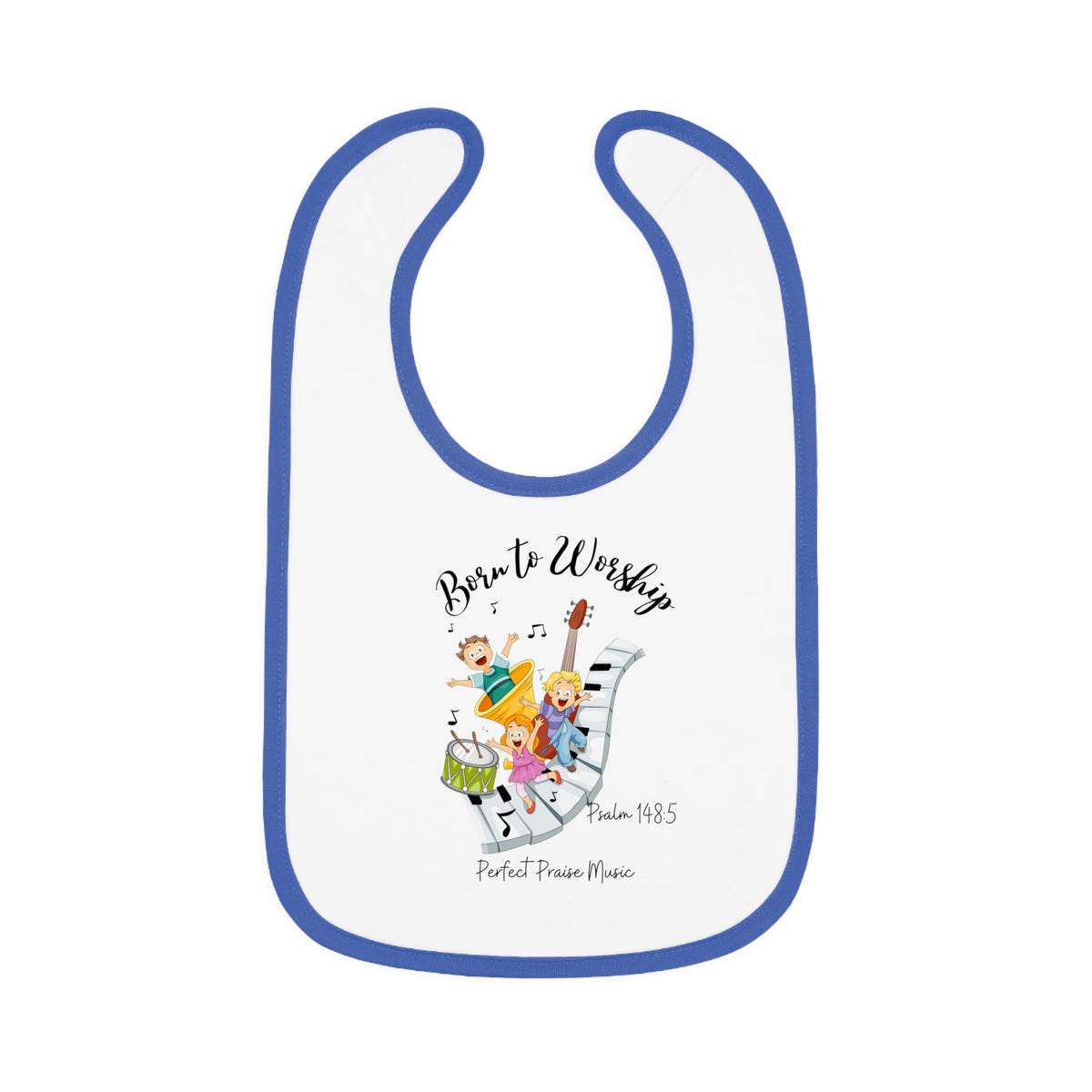&quot;Born to Worship&quot; Baby Bib