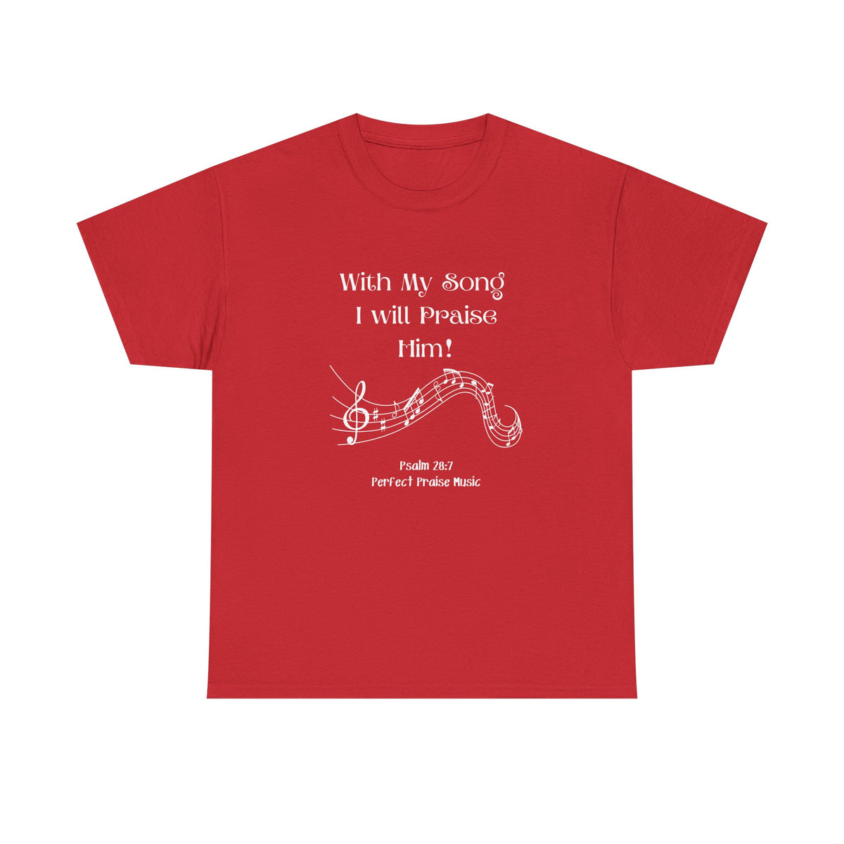 &quot;With My Song&quot; Adult Worship Tee