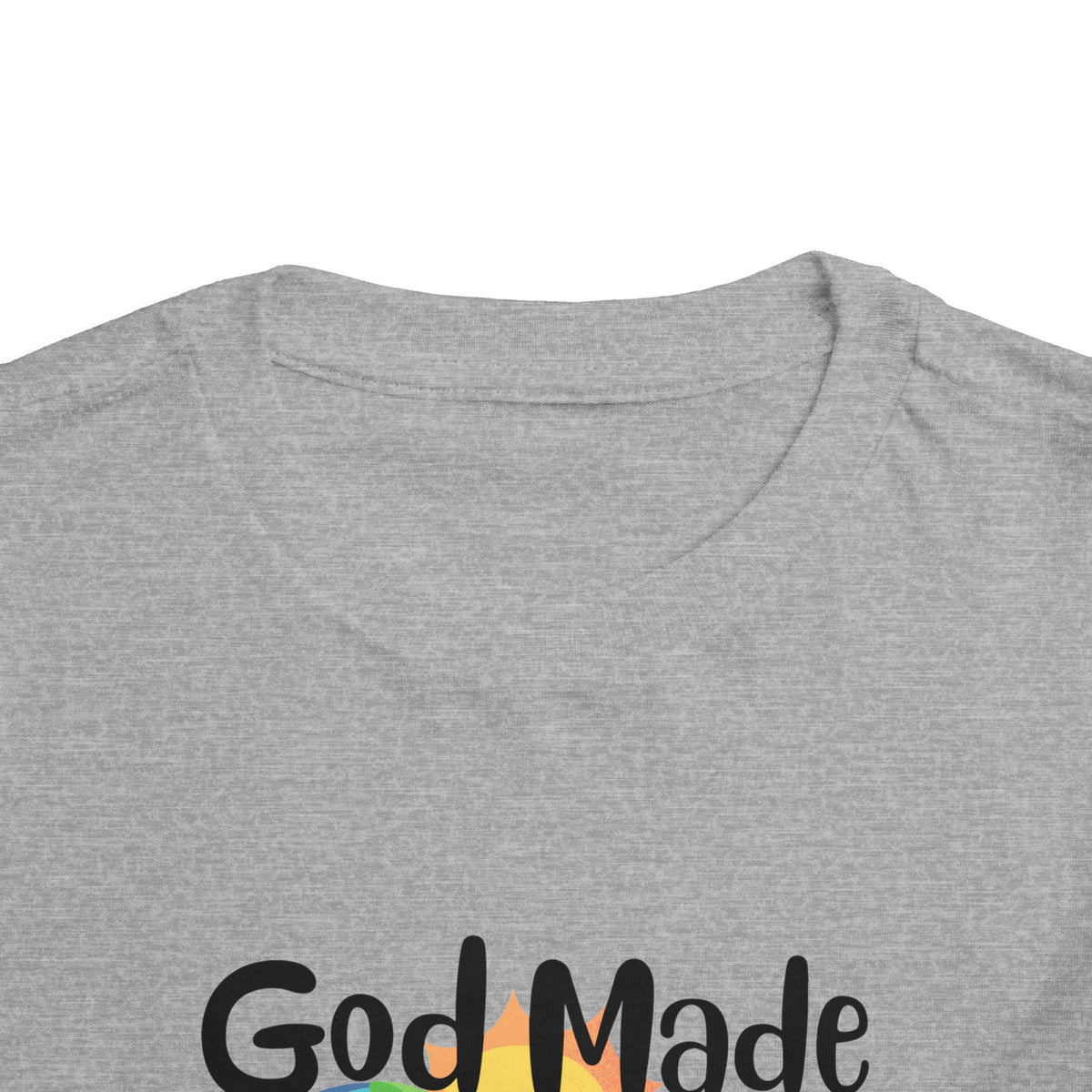 God Made the World toddler tee 2