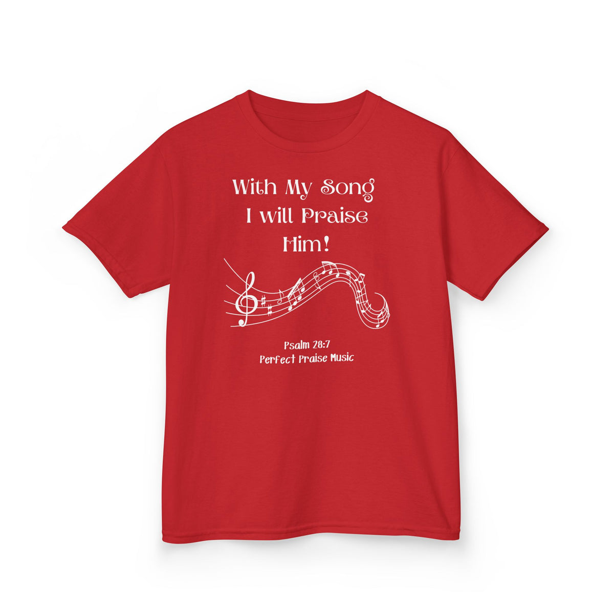 &quot;With My Song&quot; Kids Heavy Cotton™ Tee