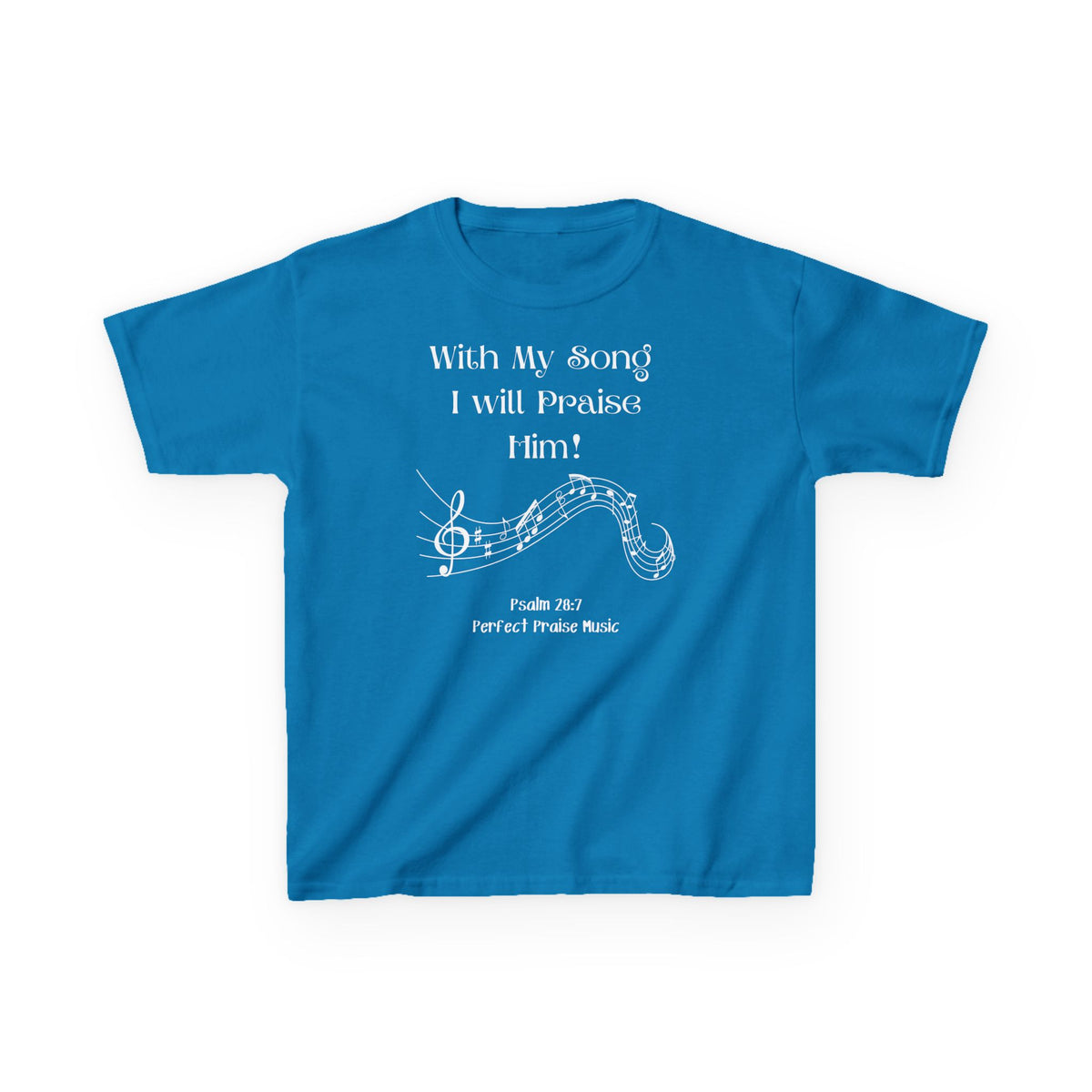 &quot;With My Song&quot; Kids Heavy Cotton™ Tee