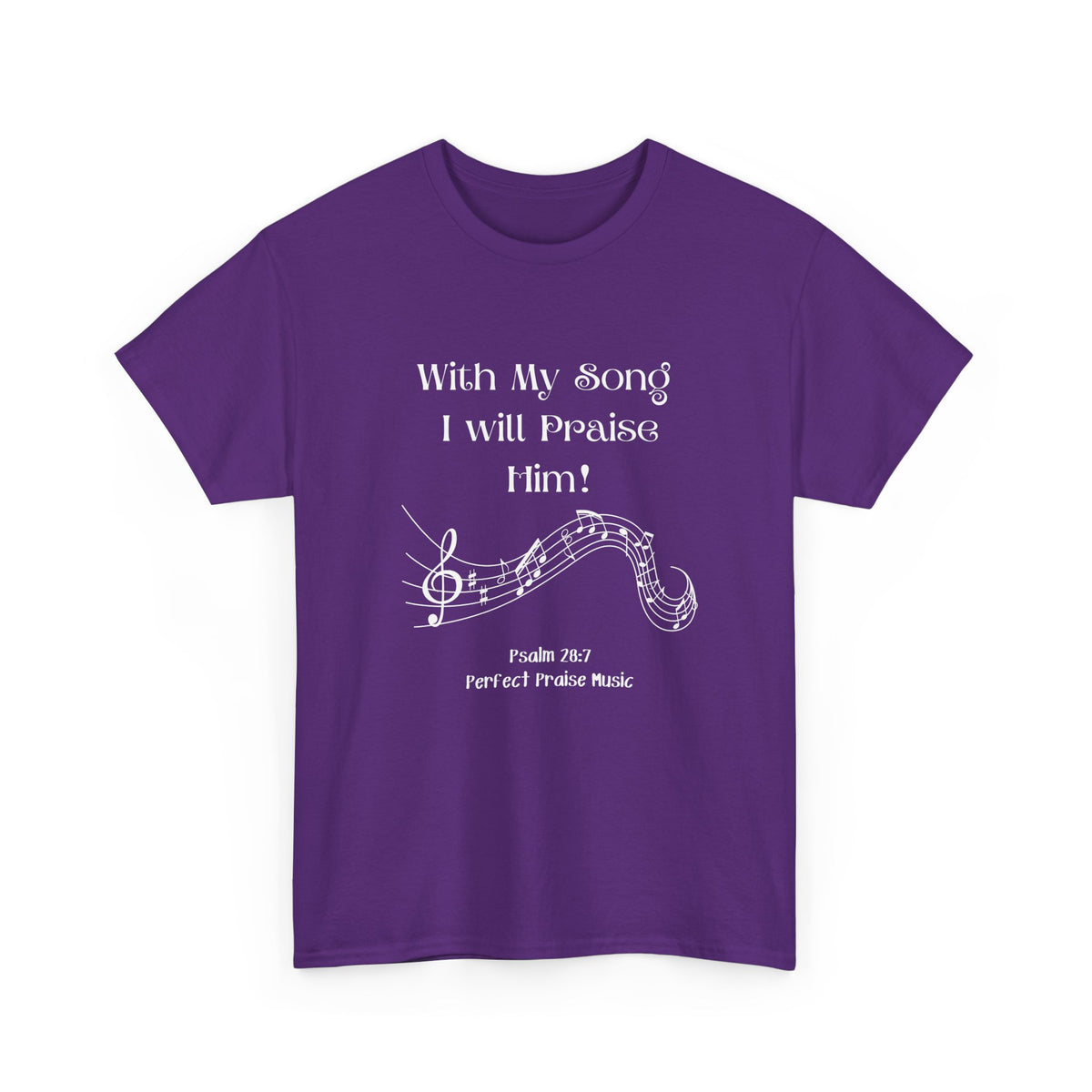 &quot;With My Song&quot; Adult Worship Tee