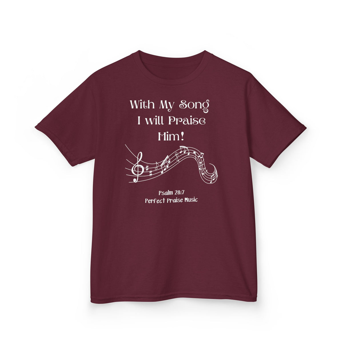 &quot;With My Song&quot; Kids Heavy Cotton™ Tee