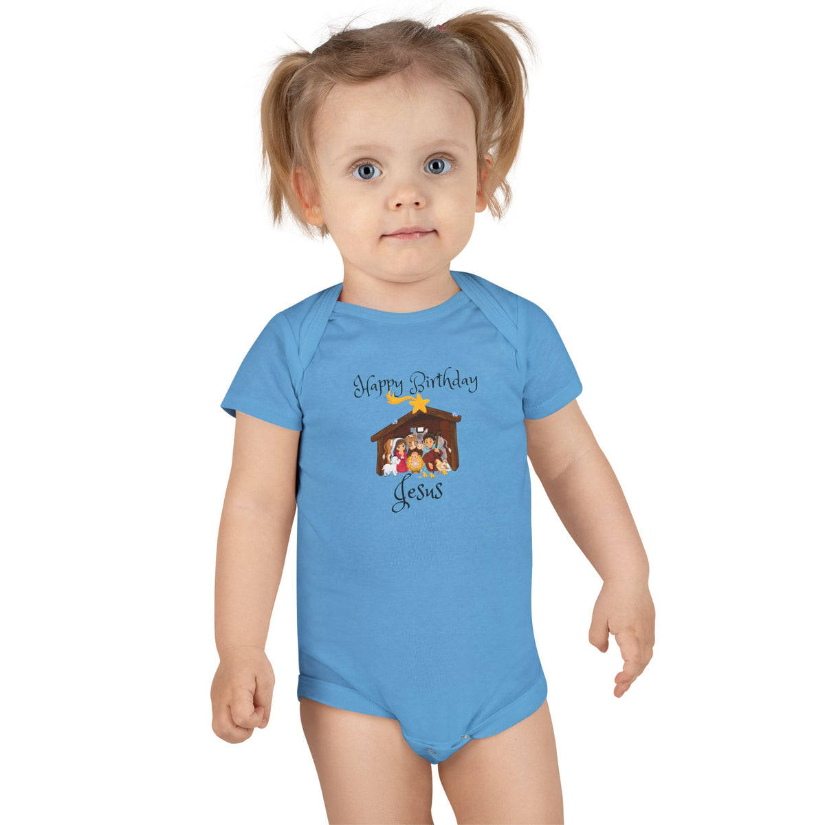 Happy Birthday Jesus Short Sleeve Onesie®