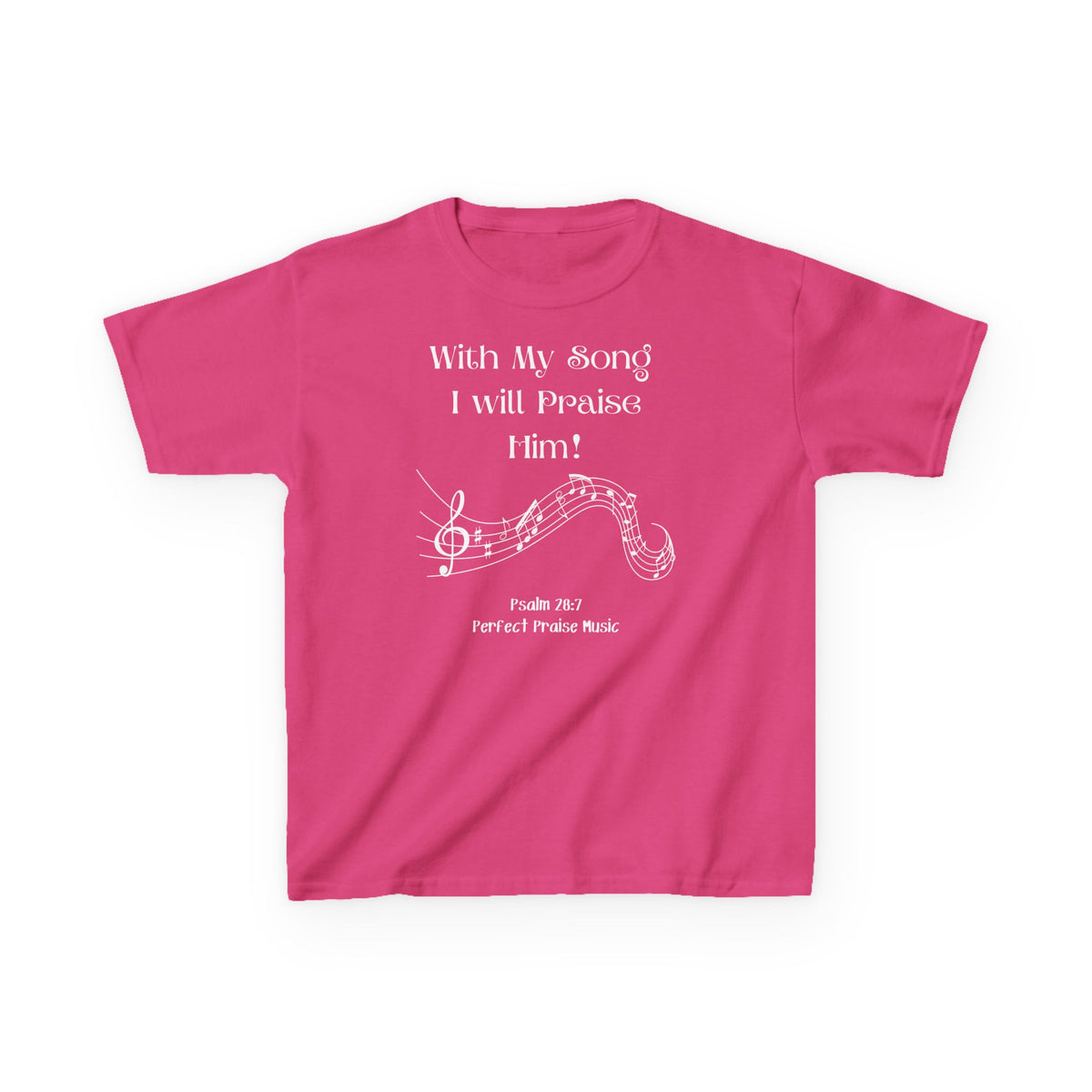 &quot;With My Song&quot; Kids Heavy Cotton™ Tee