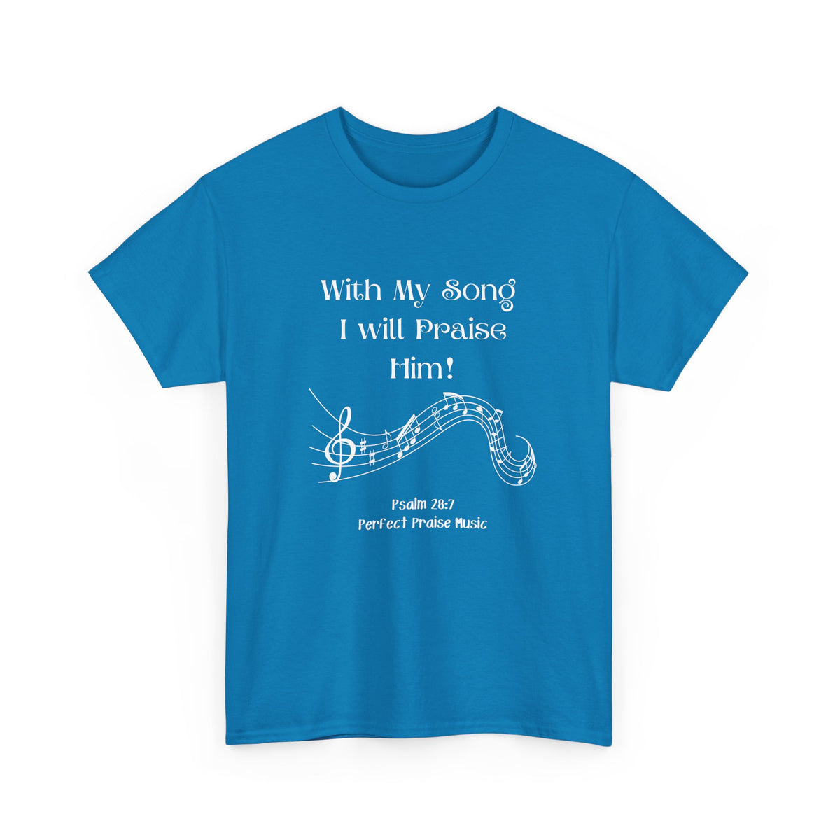 &quot;With My Song&quot; Adult Worship Tee