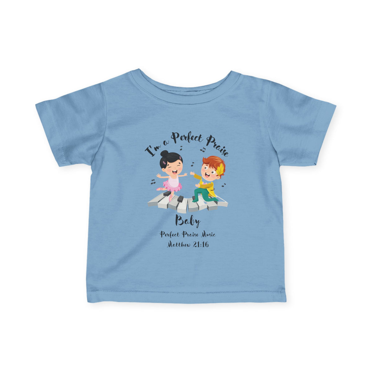 &quot;I&#39;m a Perfect Praise Baby&quot; Toddler Worship Tee
