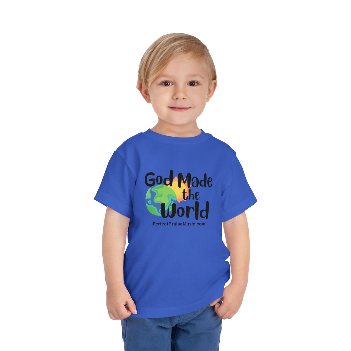 God Made the World toddler tee 2
