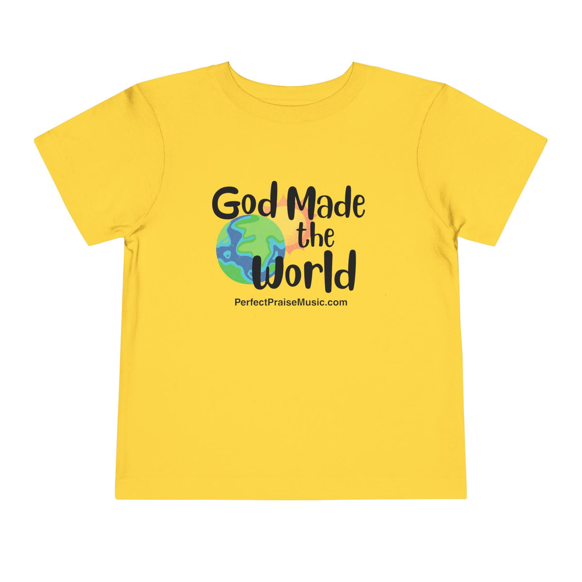 God Made the World toddler tee 2