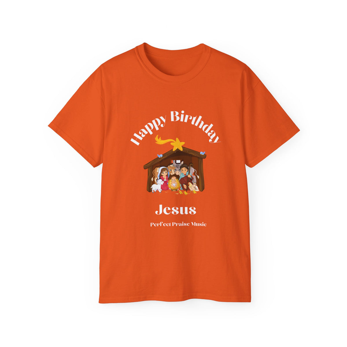 Happy Birthday Jesus Adult Unisex Ultra Cotton Tee