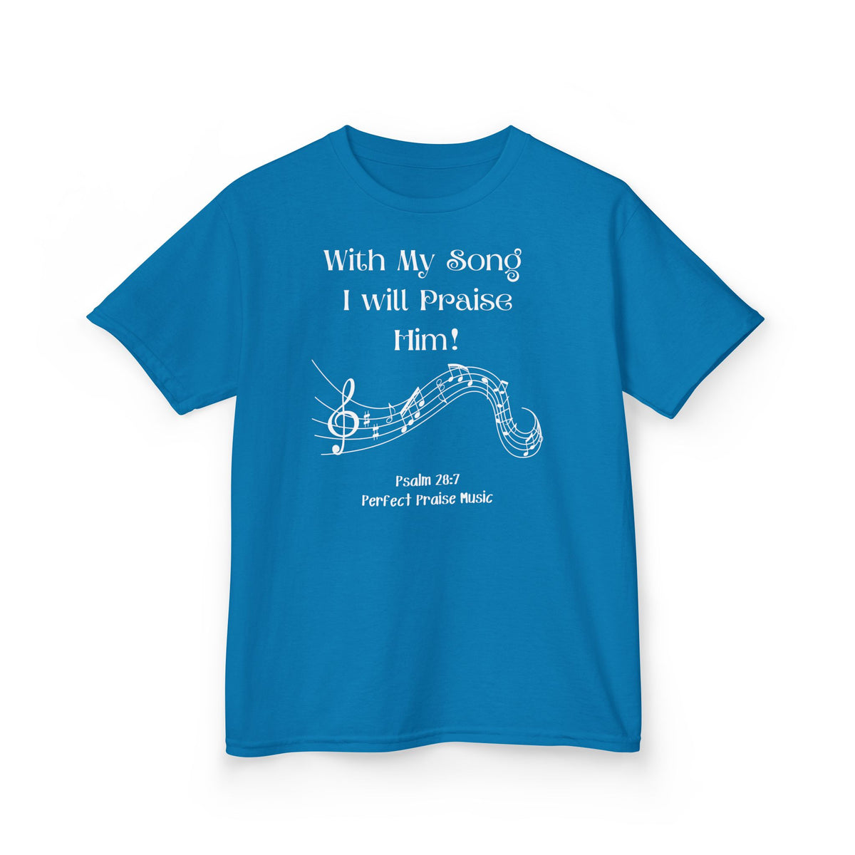 &quot;With My Song&quot; Kids Heavy Cotton™ Tee