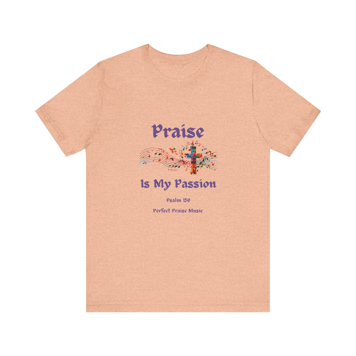 Praise is My Passion Adult Worship Tee Unisex Jersey Short Sleeve Tee