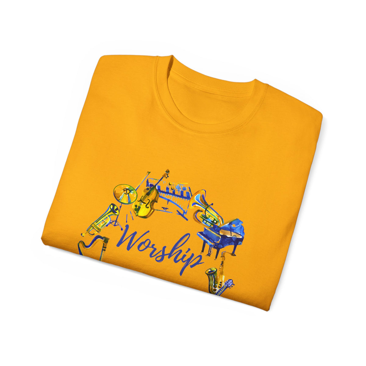 Worship Him Psalm 150 Adult Worship Unisex Ultra Cotton Tee