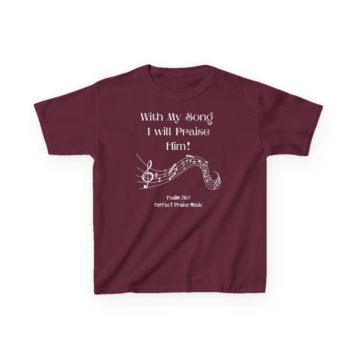 &quot;With My Song&quot; Kids Heavy Cotton™ Tee