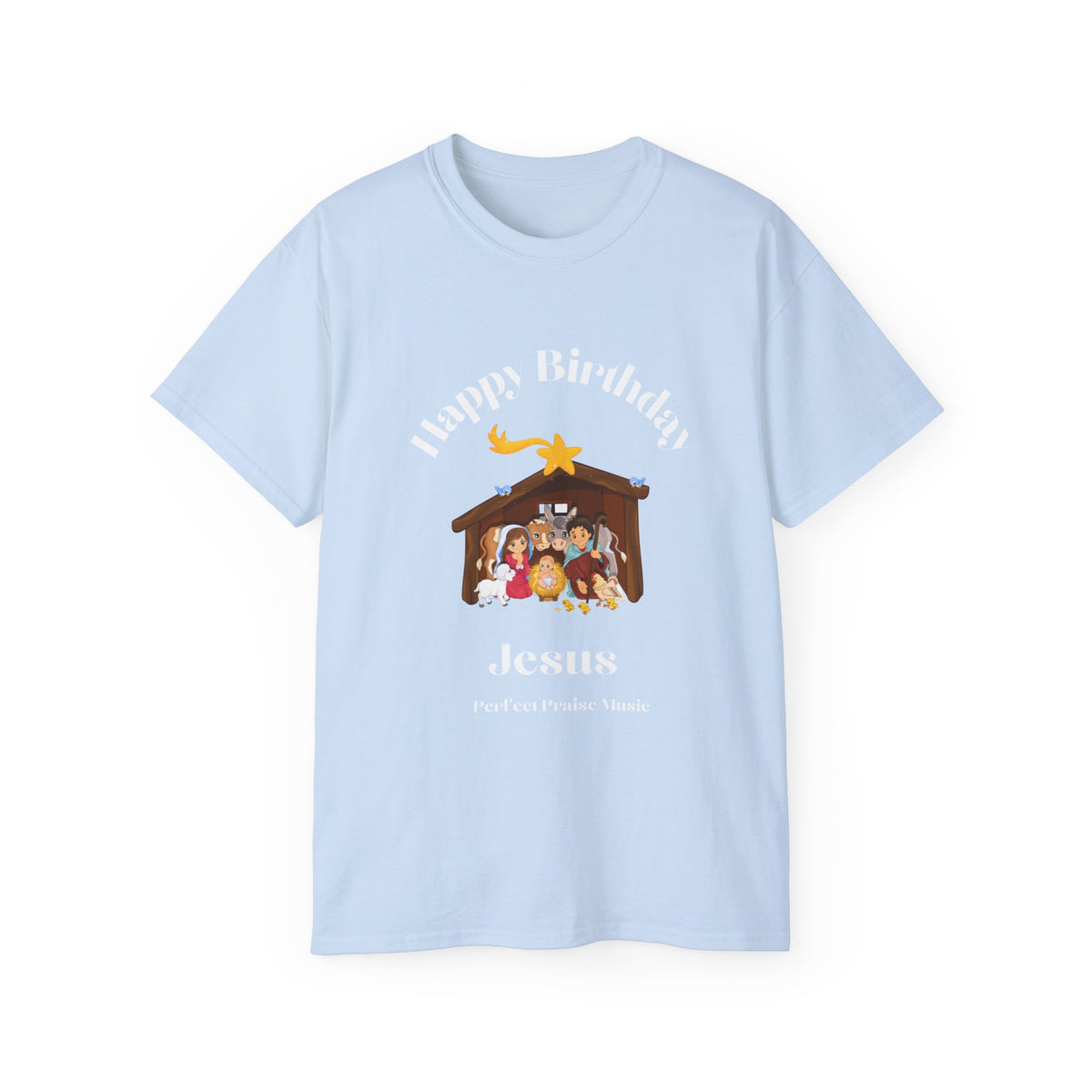 Happy Birthday Jesus Adult Unisex Ultra Cotton Tee