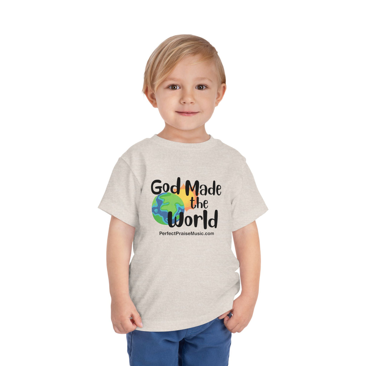 God Made the World toddler tee 2