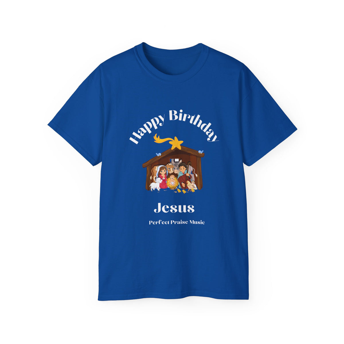 Happy Birthday Jesus Adult Unisex Ultra Cotton Tee