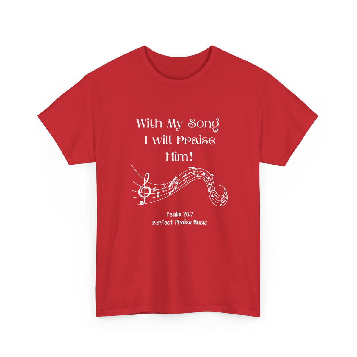 &quot;With My Song&quot; Adult Worship Tee
