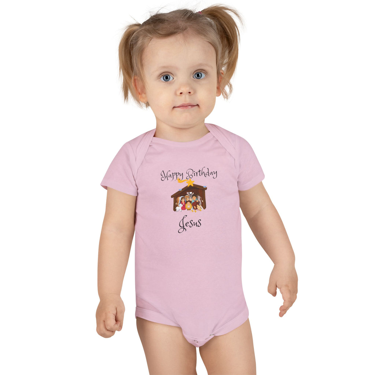 Happy Birthday Jesus Short Sleeve Onesie®