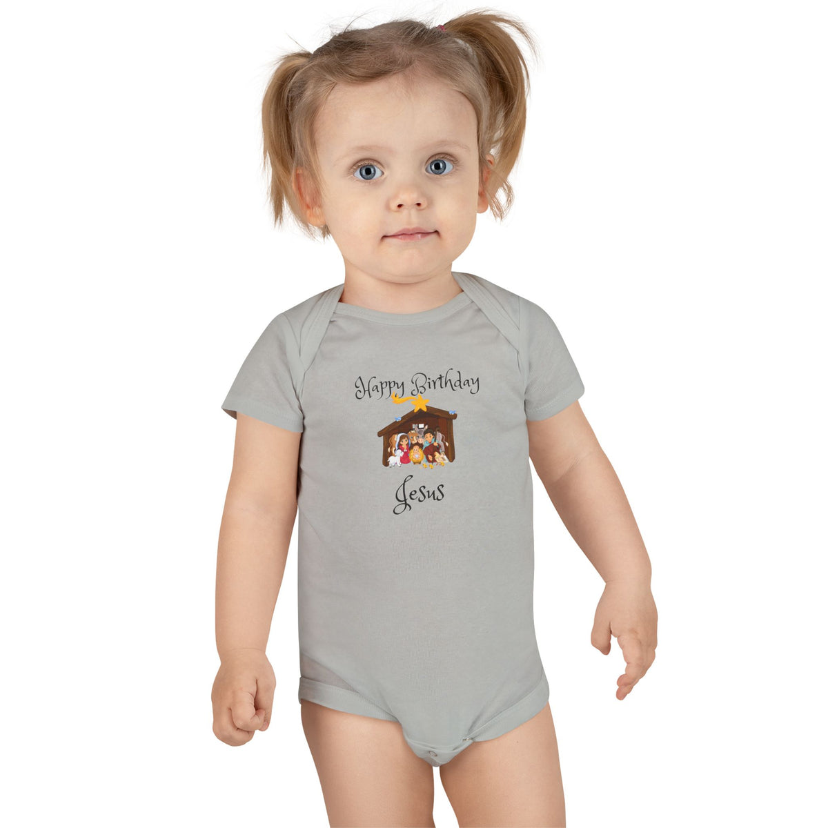 Happy Birthday Jesus Short Sleeve Onesie®