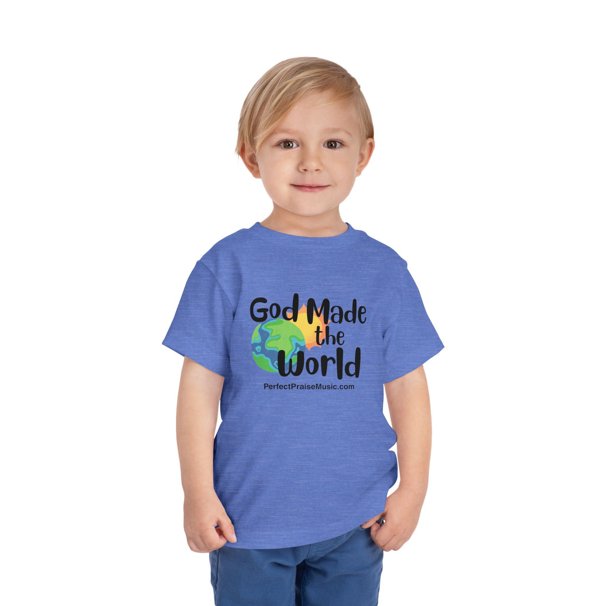 God Made the World toddler tee 2