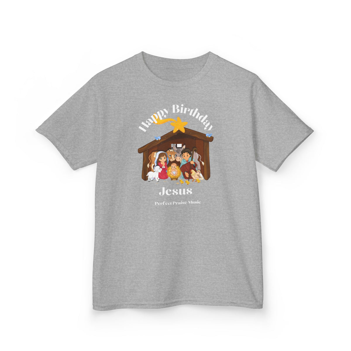 Happy Birthday Jesus Kids Heavy Cotton™ Tee