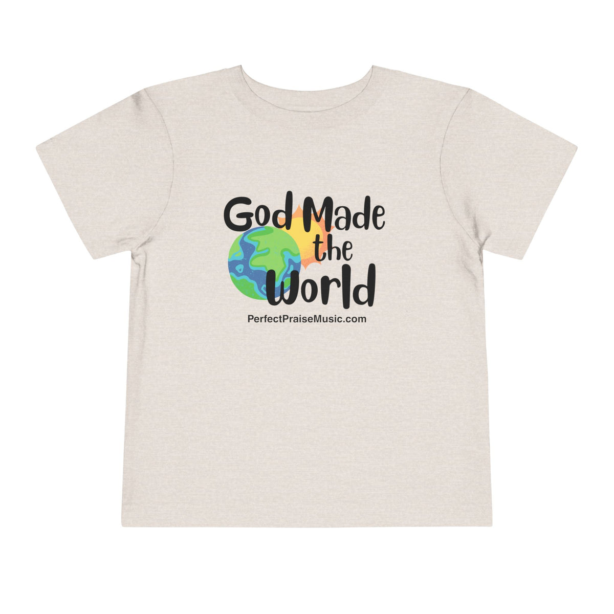 God Made the World toddler tee 2
