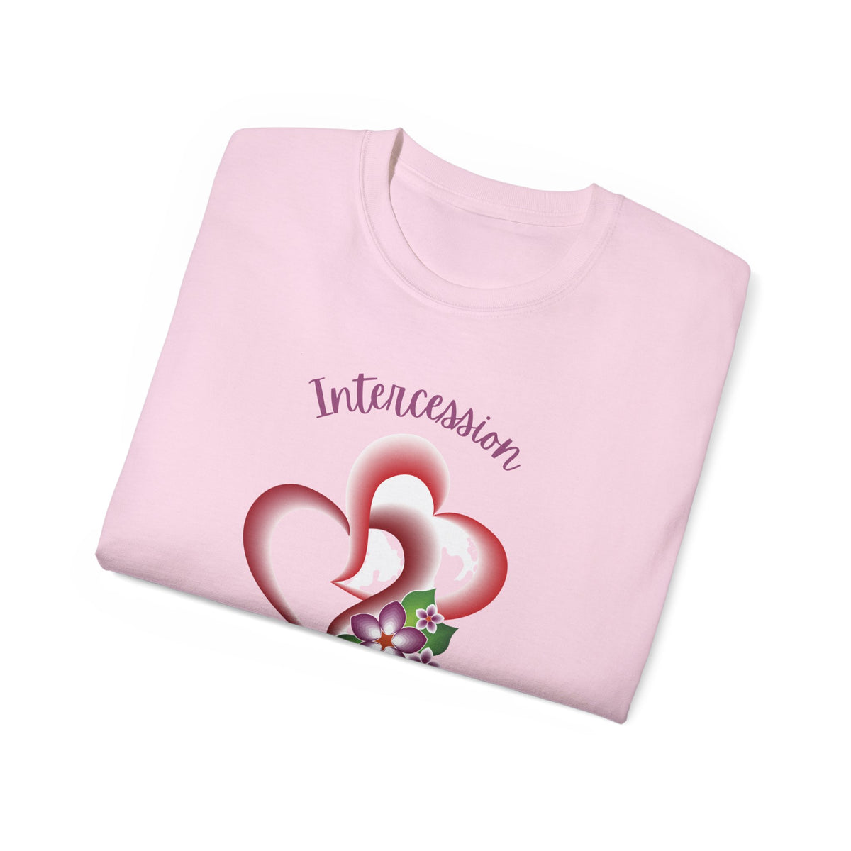 Intercession Love in Action Adult Worship Unisex Ultra Cotton Tee