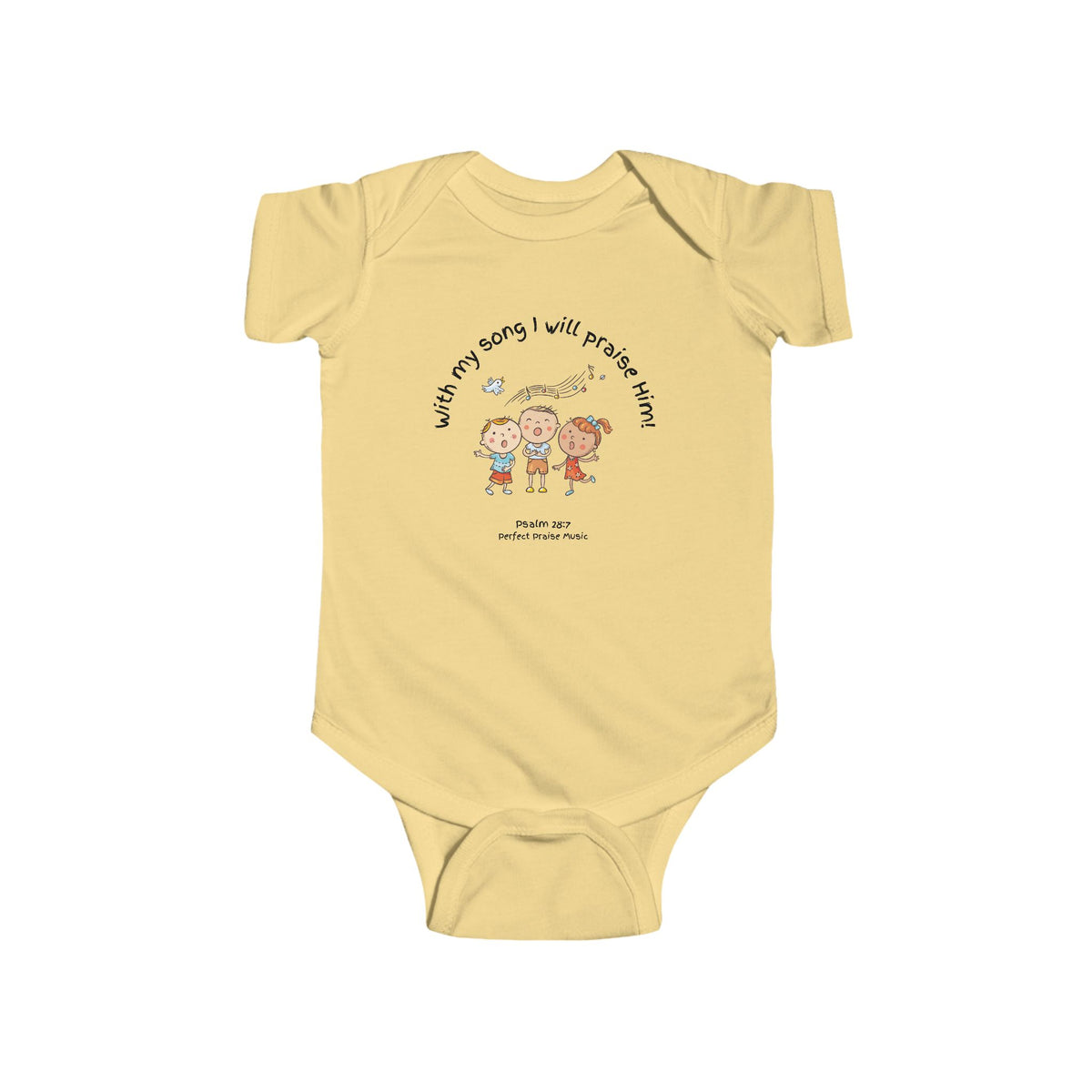 &quot;With My Song&quot; Baby Worship Bodysuit