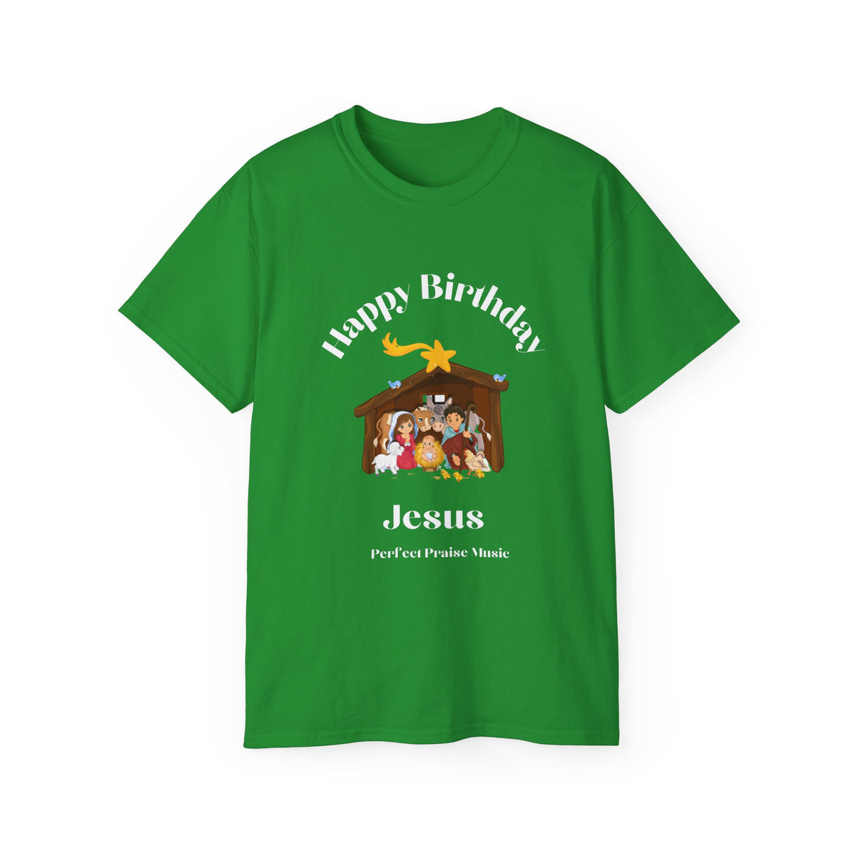 Happy Birthday Jesus Adult Unisex Ultra Cotton Tee