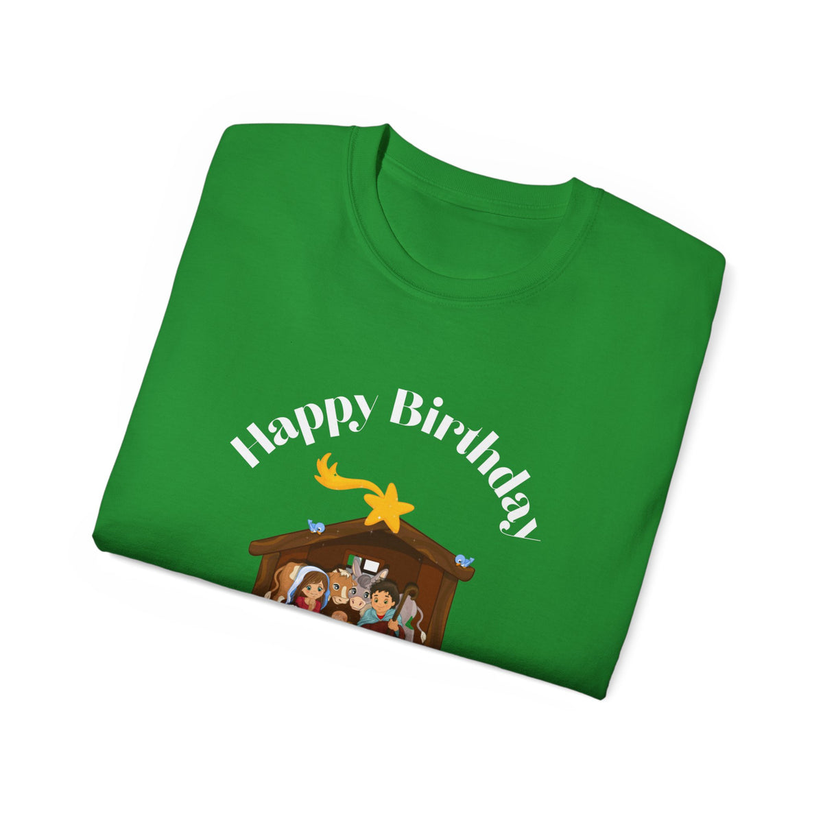 Happy Birthday Jesus Adult Unisex Ultra Cotton Tee