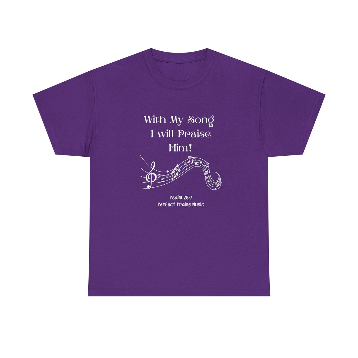 &quot;With My Song&quot; Adult Worship Tee