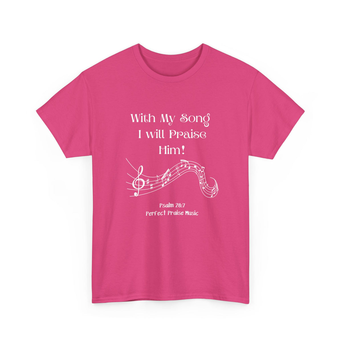 &quot;With My Song&quot; Adult Worship Tee