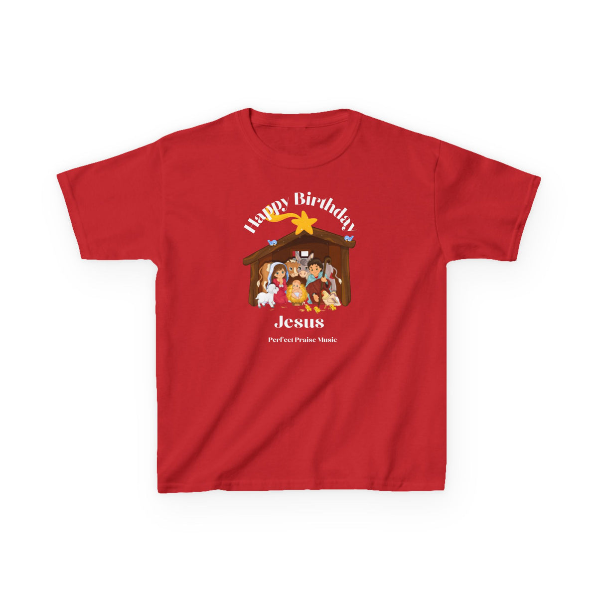 Happy Birthday Jesus Kids Heavy Cotton™ Tee