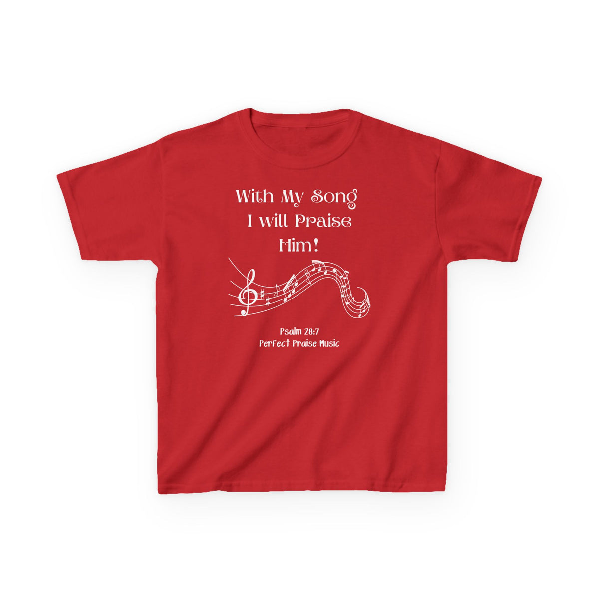 &quot;With My Song&quot; Kids Heavy Cotton™ Tee