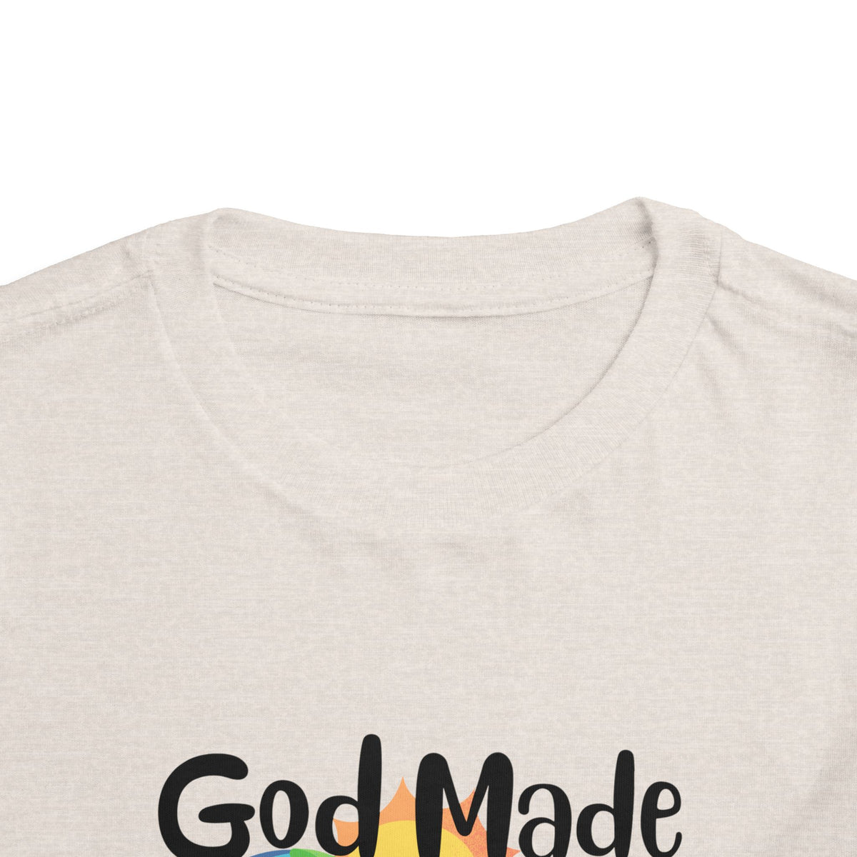 God Made the World toddler tee 2