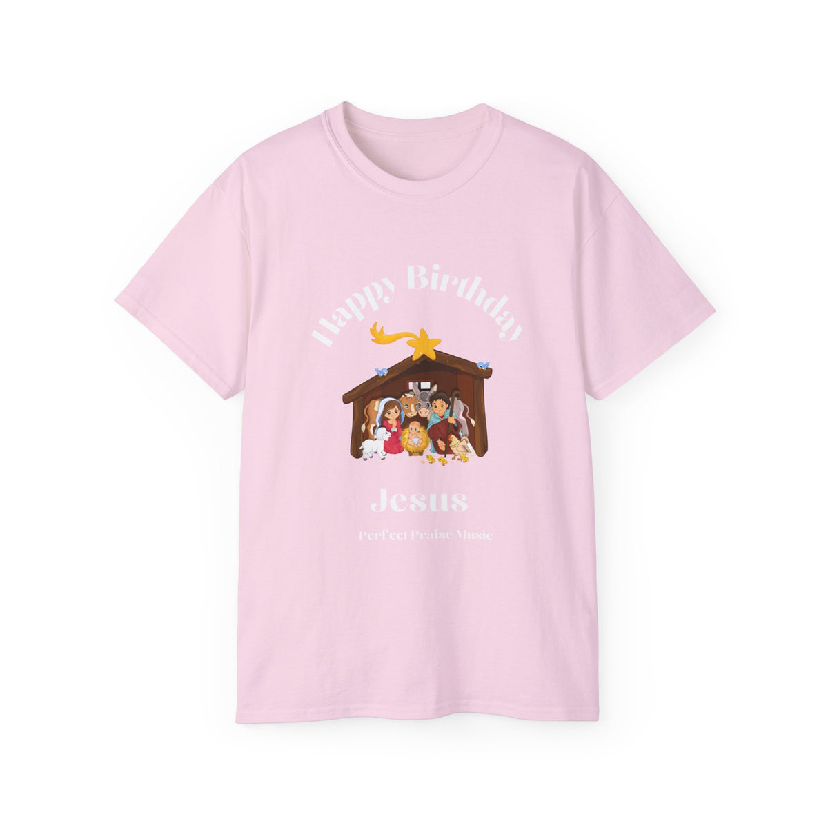 Happy Birthday Jesus Adult Unisex Ultra Cotton Tee