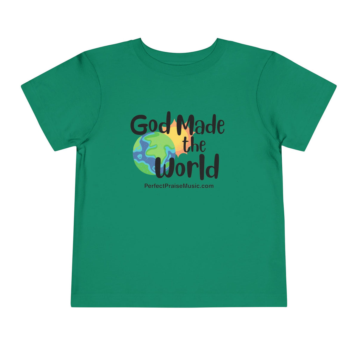God Made the World toddler tee 2
