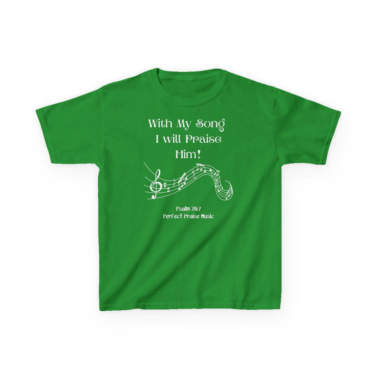 &quot;With My Song&quot; Kids Heavy Cotton™ Tee