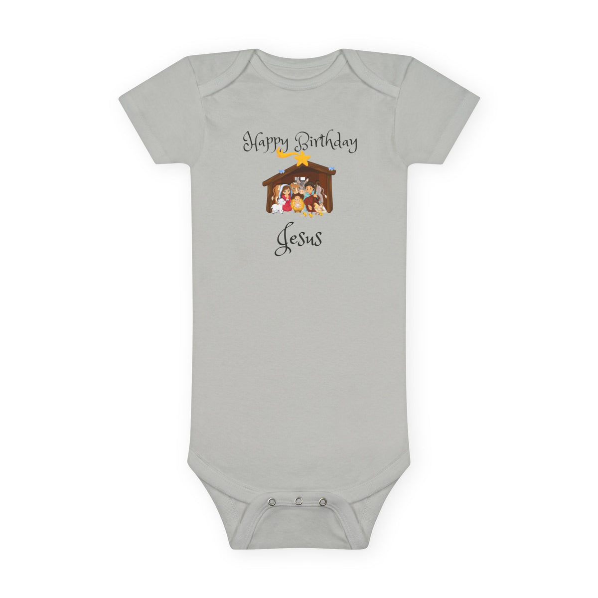 Happy Birthday Jesus Short Sleeve Onesie®