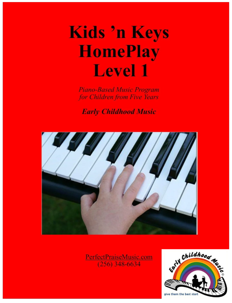 Kids N Keys Level 1 HomePlay Sheets (no notebook)