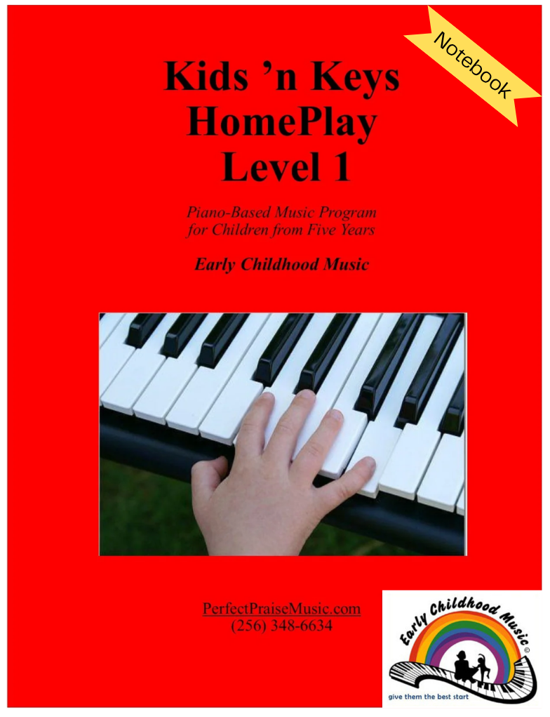 Kids N Keys Level 1 HomePlay Notebook