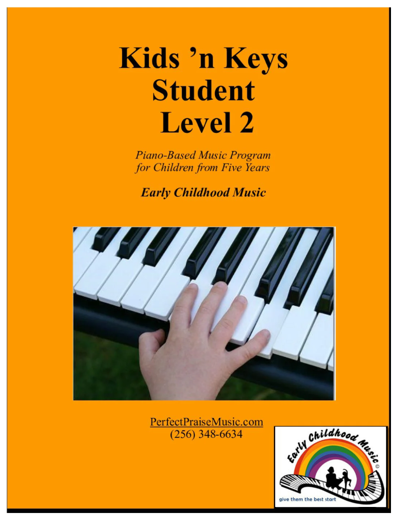 Kids N Keys Level 2 HomePlay Sheets (no notebook)
