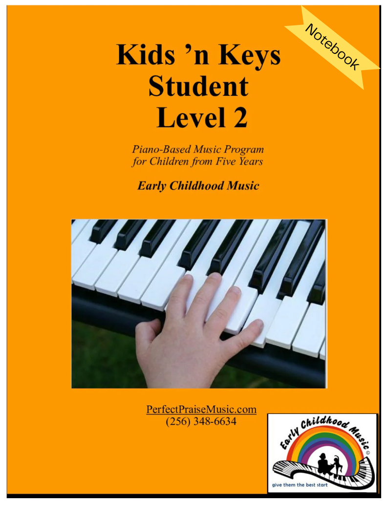 Kids N Keys Level 2 HomePlay Notebook