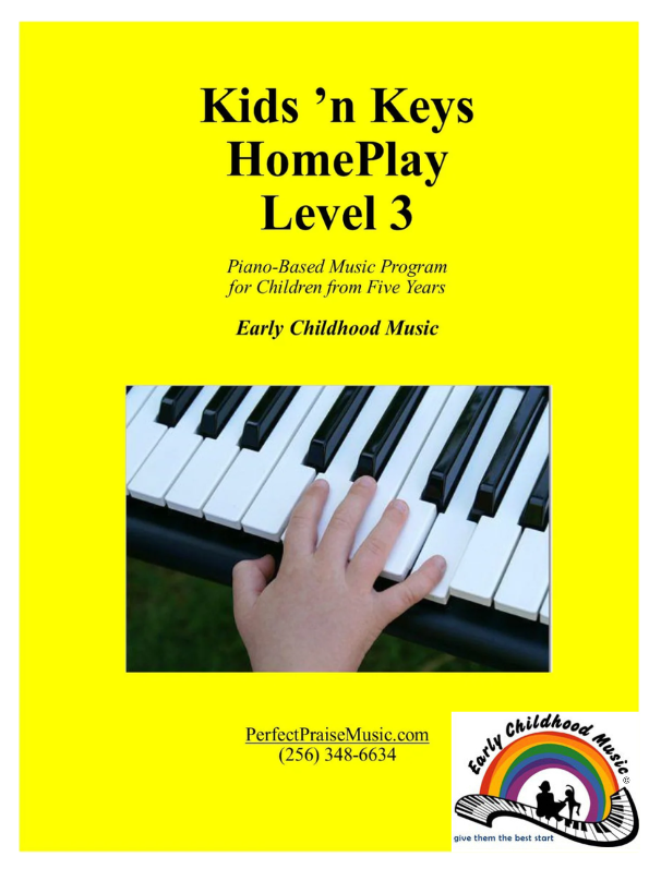 Kids N Keys Level 3 HomePlay sheets (no notebook)