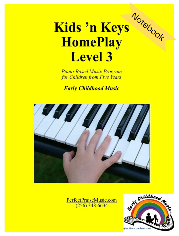 Kids N Keys Level 3 HomePlay Notebook