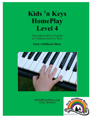 Kids N Keys Level 4 HomePlay Sheets (no notebook)