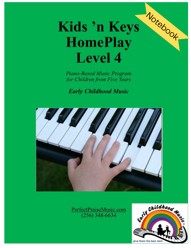 Kids N Keys Level 4 HomePlay Notebook