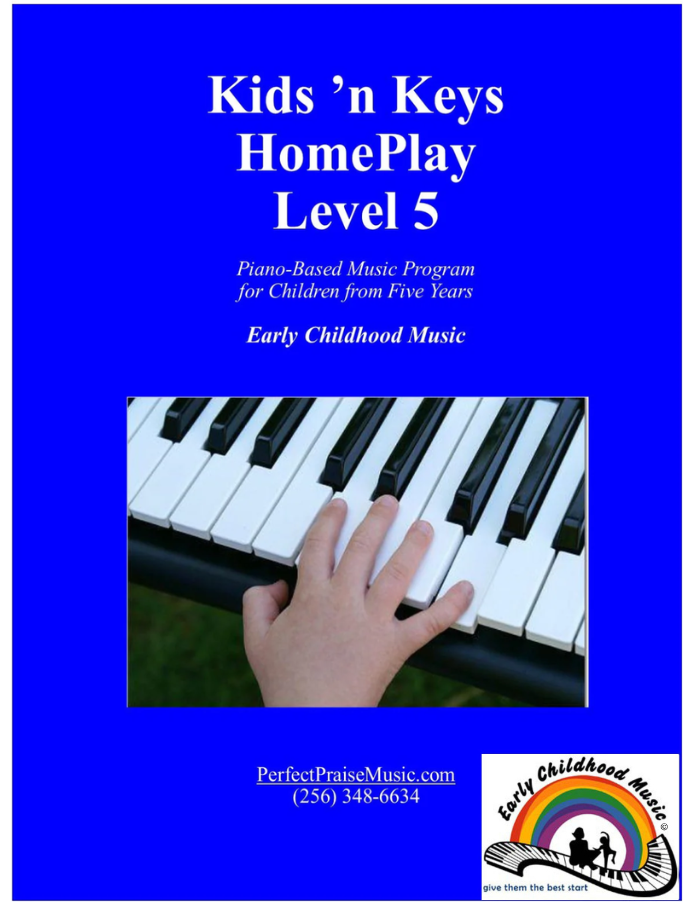 Kids N Keys Level 5 HomePlay Sheets (no notebook)