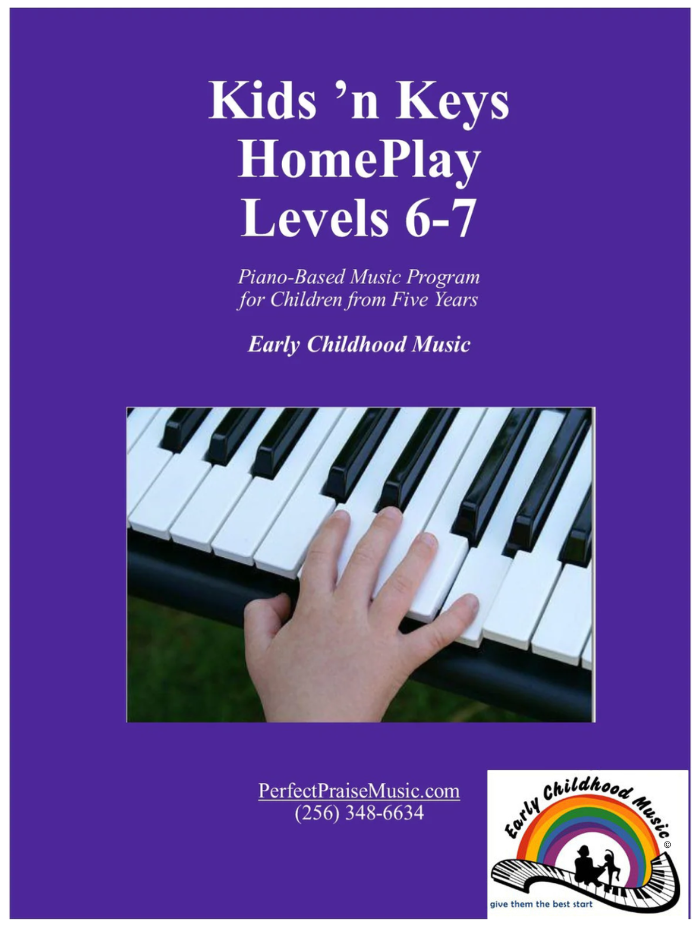 Kids N Keys Level 6 HomePlay Sheets (no notebook)
